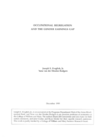 Occupational segregation and the gender wage gap in a dynamic East Asian economy