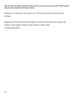 Bluefin tuna mercury stable isotopes