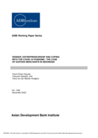 Gender, entrepreneurship and coping with the COVID-19 pandemic: the case of GoFood merchants in Indonesia