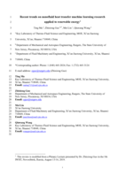 Recent trends on nanofluid heat transfer machine learning research applied to renewable energy