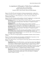 A comprehensive bibliography of Selden Bacon’s publications created at the Center of alcohol studies, Rutgers, the State university of New Jersey