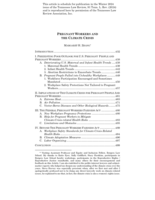 Pregnant workers and the climate crisis