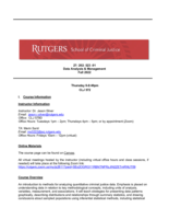 Data analysis and management syllabus (Fall 2022)