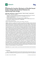 Modeling the insertion mechanics of flexible neural probes coated with sacrificial polymers for optimizing probe design