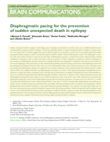 Diaphragmatic pacing for the prevention of sudden unexpected death in epilepsy