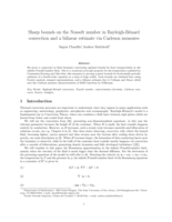 Sharp bounds on the Nusselt number in Rayleigh-Bénard convection and a bilinear estimate via Carleson measures