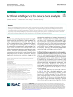 Artificial intelligence for omics data analysis