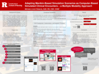 Adapting manikin-based simulation scenarios as computer-based simulated clinical encounters – a multiple modality approach