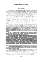 Law school grading