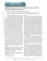 Building competency in caring for patients with limited English proficiency: Piloting an innovative interprofessional simulation