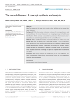 The nurse influencer: a concept synthesis and analysis