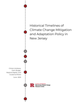 Historical Timelines of Climate Change Mitigation and Adaptation Policy in New Jersey