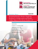 Promising Practices Project: Exploring Predictors of Achievement and Positive Outlier Status in New Jersey Grades 3-8