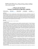 A Picture for the Words! Textual Visualization in Big Data Analytics