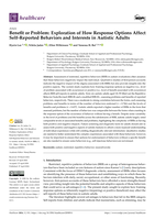 Benefit or Problem: Exploration of How Response Options Affect Self-Reported Behaviors and Interests in Autistic Adults
