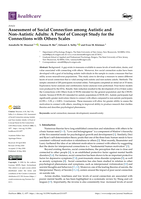 Assessment of Social Connection among Autistic and Non-Autistic Adults: A Proof of Concept Study for the Connections with Others Scales