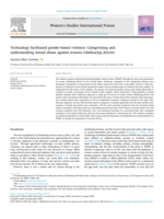 Technology-facilitated gender-based violence: Categorizing and understanding sexual abuse against women ridesharing drivers