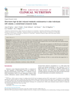 Short-term high fat diet–induced metabolic endotoxemia in older individuals with obesity: a randomized crossover study