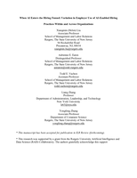 When AI Enters the Hiring Funnel: Variation in Employer Use of AI-Enabled Hiring Practices Within and Across Organizations