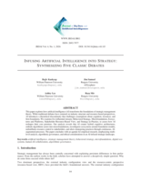 Infusing Artificial Intelligence into Strategy Theory: Synthesizing Five Classic Debates