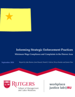 Informing Strategic Enforcement Practices: Minimum Wage Compliance and Complaints in the Denver Area