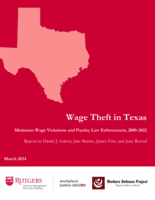 Minimum Wage Violations and Payday Wage Theft in Texas