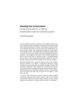 Drawing Into Conversation: Centering Students in Library Orientations with Art and Discussion