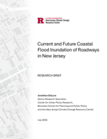 Current and Future Coastal Flood Inundation of Roadways in New Jersey