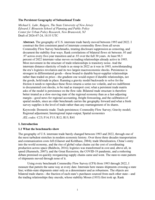 The Persistent Geography of Subnational Trade